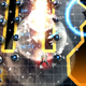 A screenshot of Kokuga, a futuristic shooting game.